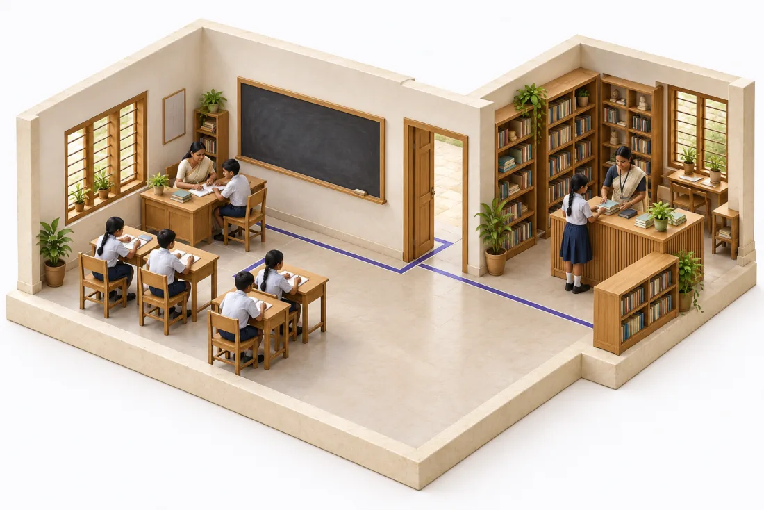 Learning: Academics & teacher work, Library