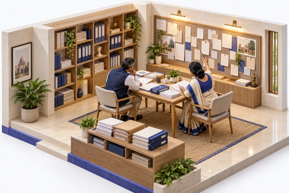 Owner intelligence: conceptual school-work illustration